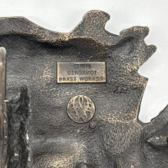 Vintage Bergamot Brass Works (1979) Stagecoach Cowboy Belt Buckle MADE IN USA - Picture 5 of 7